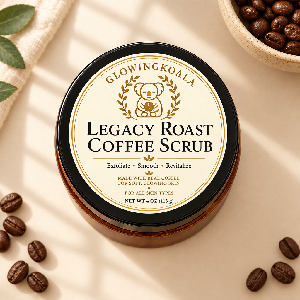 Legacy Roast Coffee Scrub lid-label image